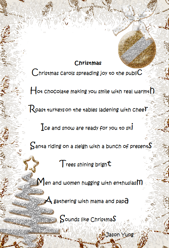 christmas hot cocoa poems