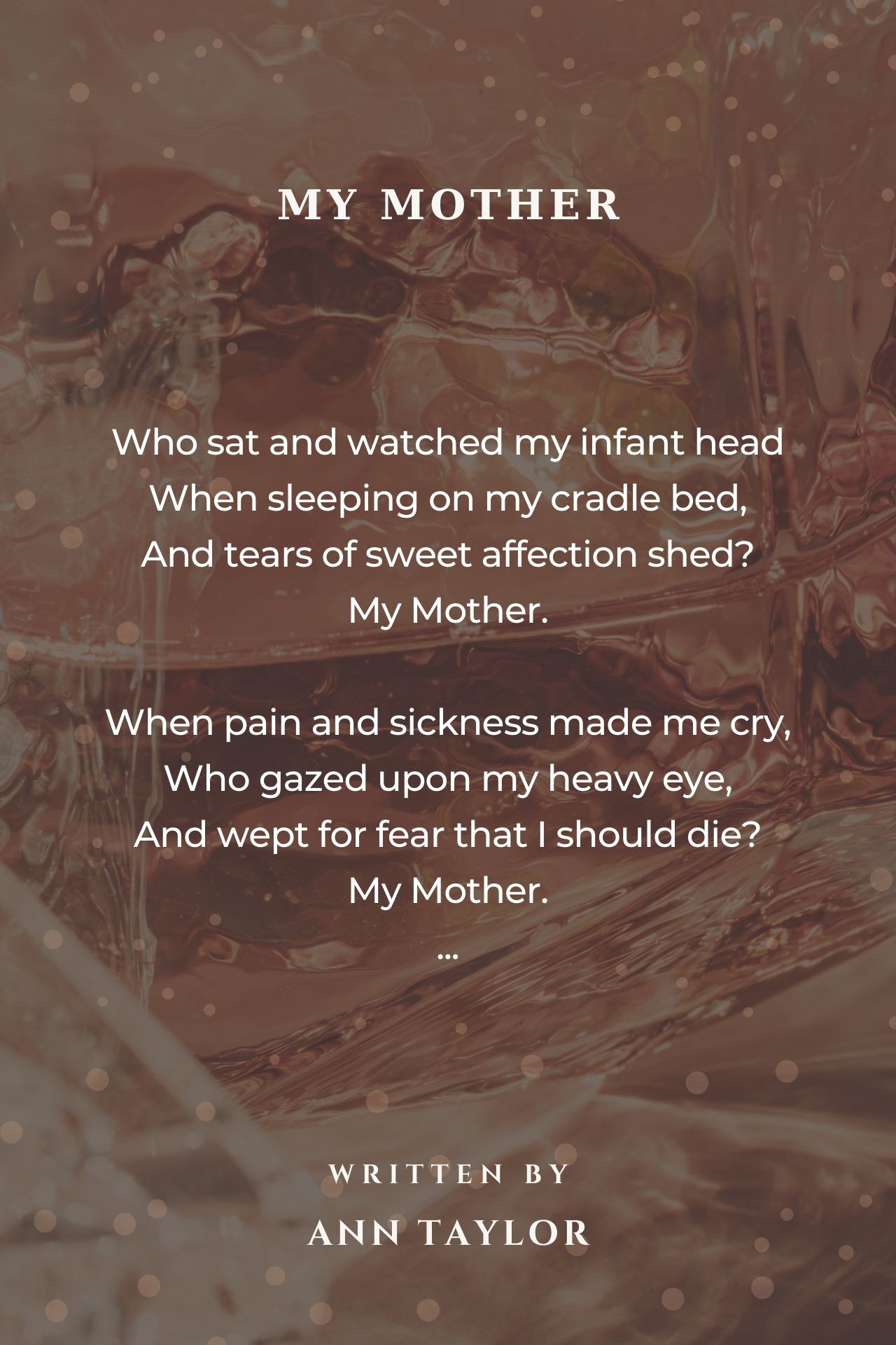 a poem for my mother