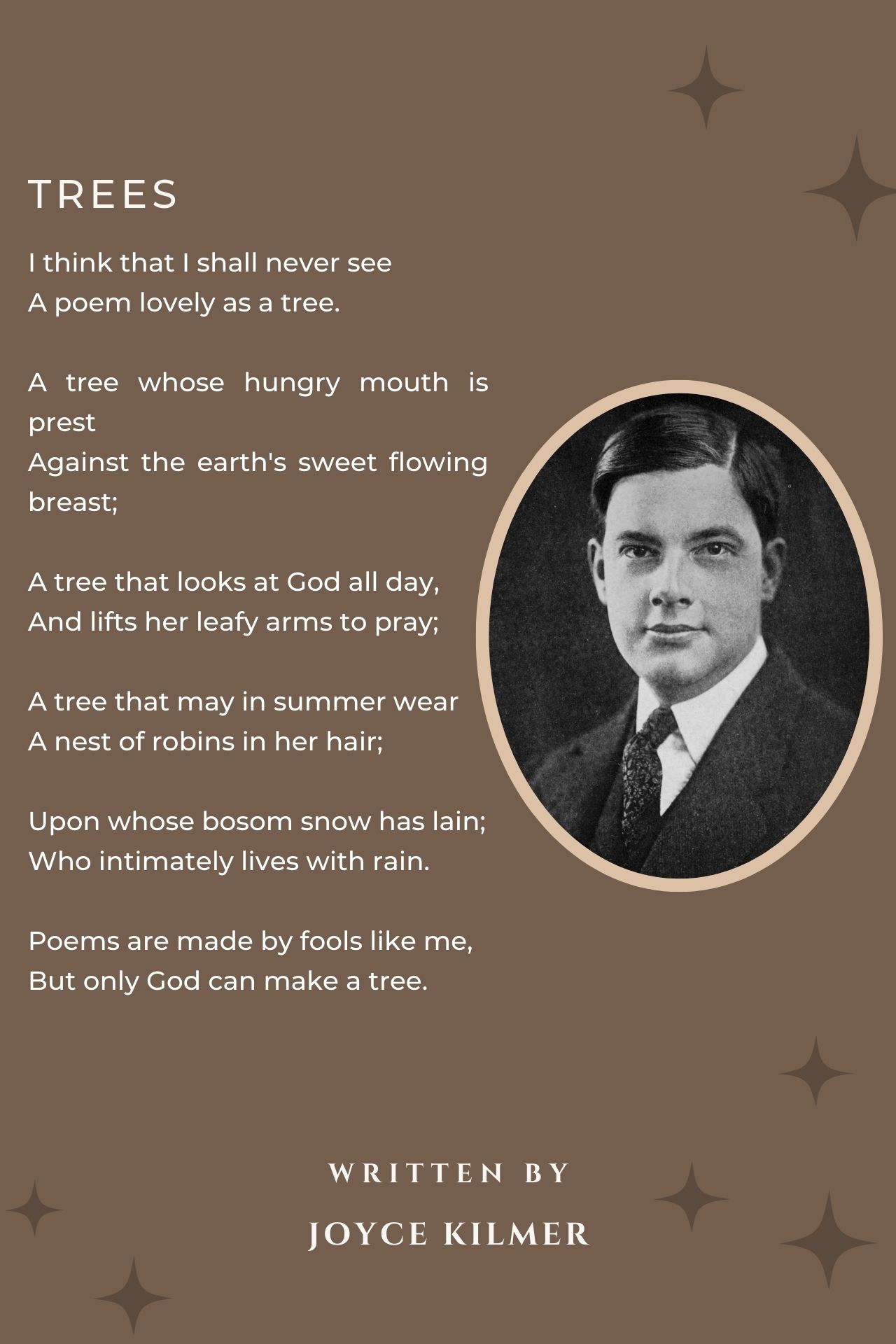 Poet Joyce Kilmer Trees - Infoupdate.org