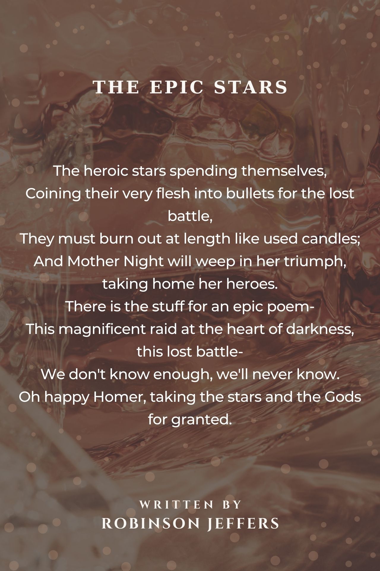 Epic Poem Examples For High School