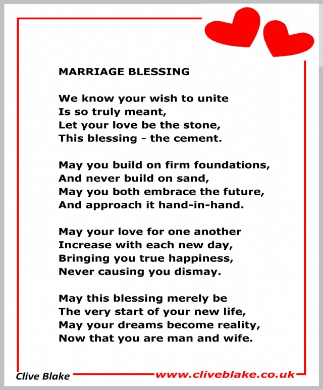 poem of love and blessings