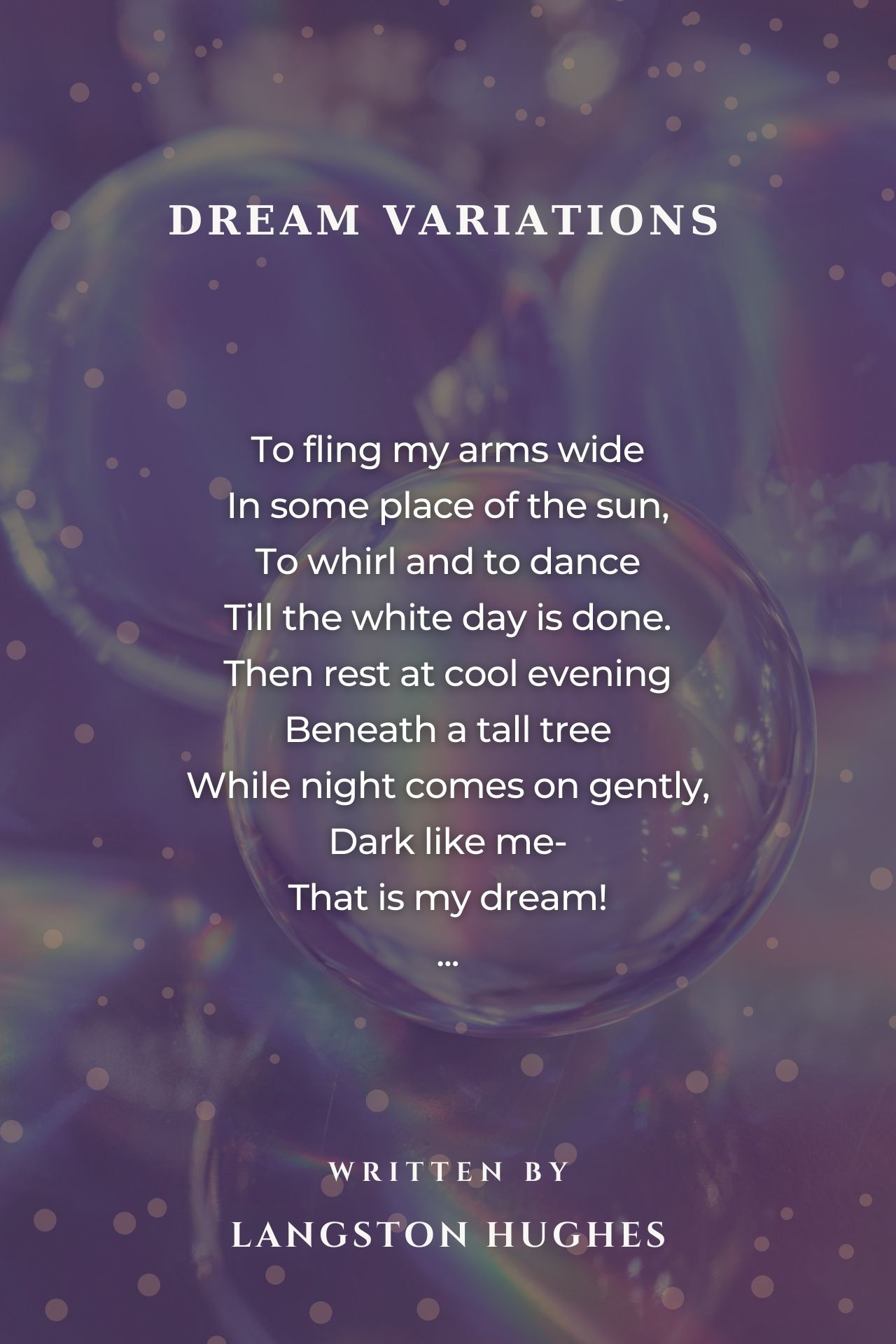 Dream Variations - Dream Variations Poem by Langston Hughes