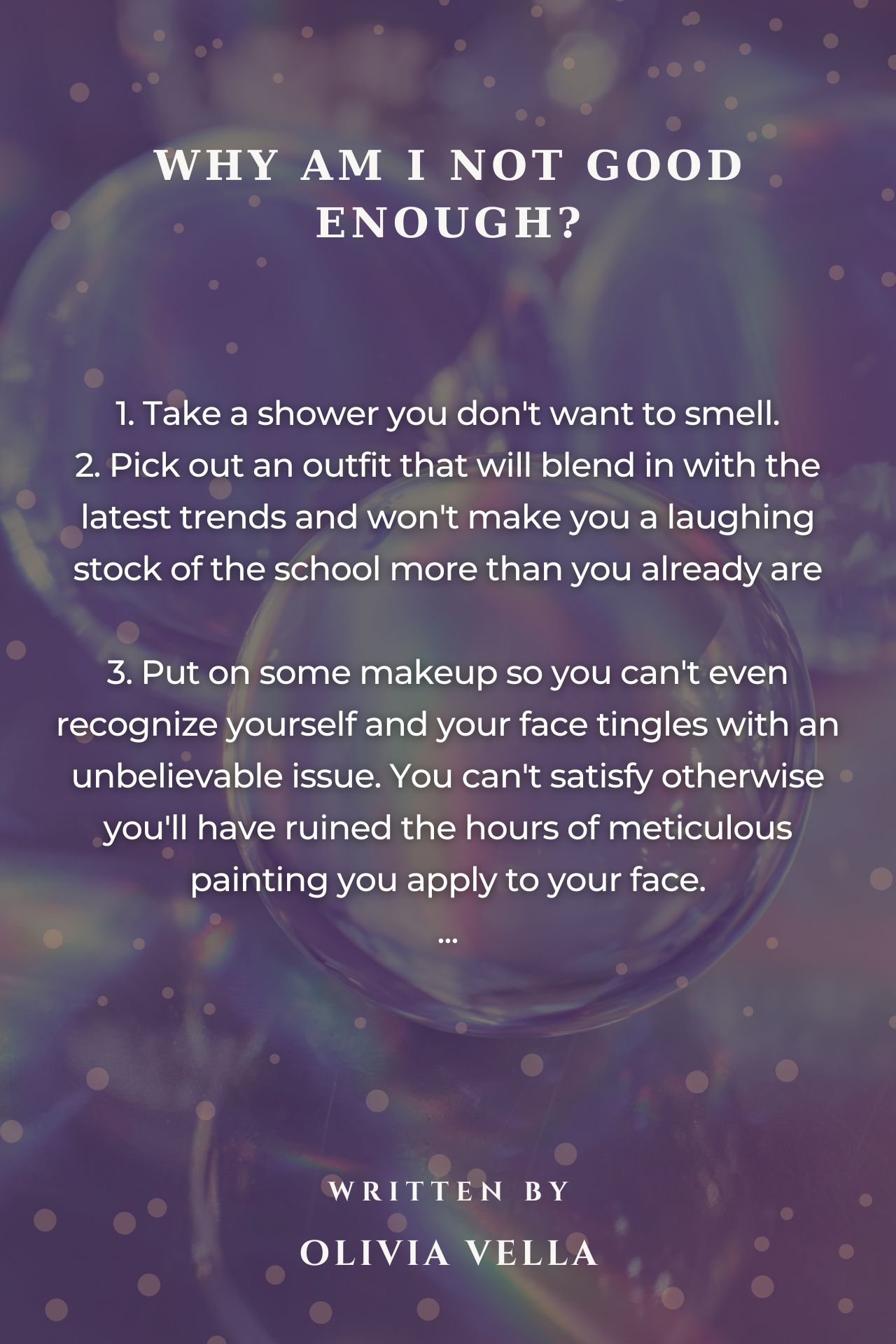 quotes about not being pretty enough