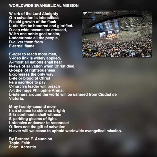 Worldwide Evangelical Mission - Worldwide Evangelical Mission Poem