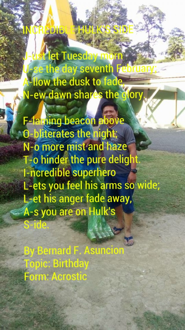 Poems About The Hulk Marvel Tufts Poetry Awards