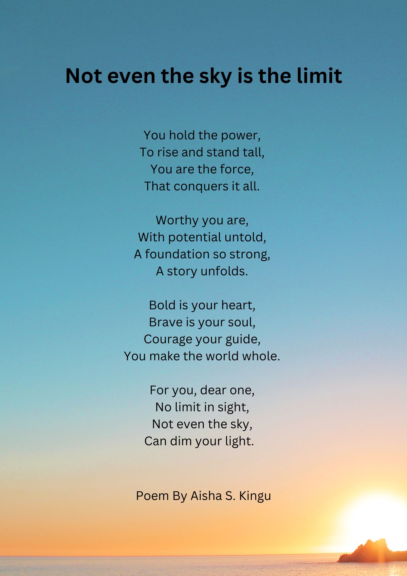 Not Even The Sky Is The Limit. - Not Even The Sky Is The Limit 