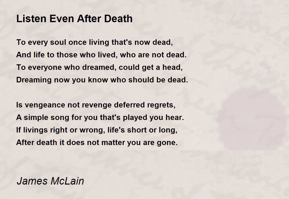 Even After Death