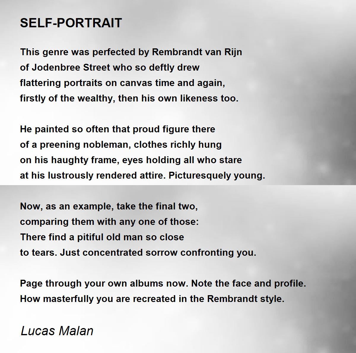 Poem Portraits