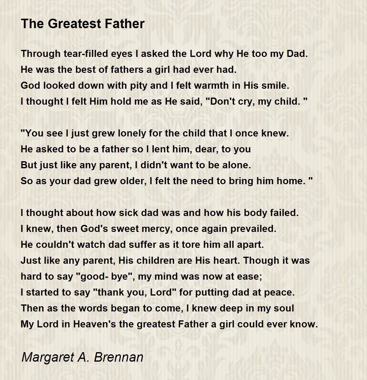 Great Dad Poems 100 Heartfelt Father s Day Quotes To Share With Your