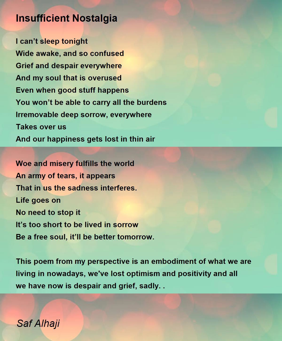 a work in progress #poetry#comfort#nostalgia#mentalhealth