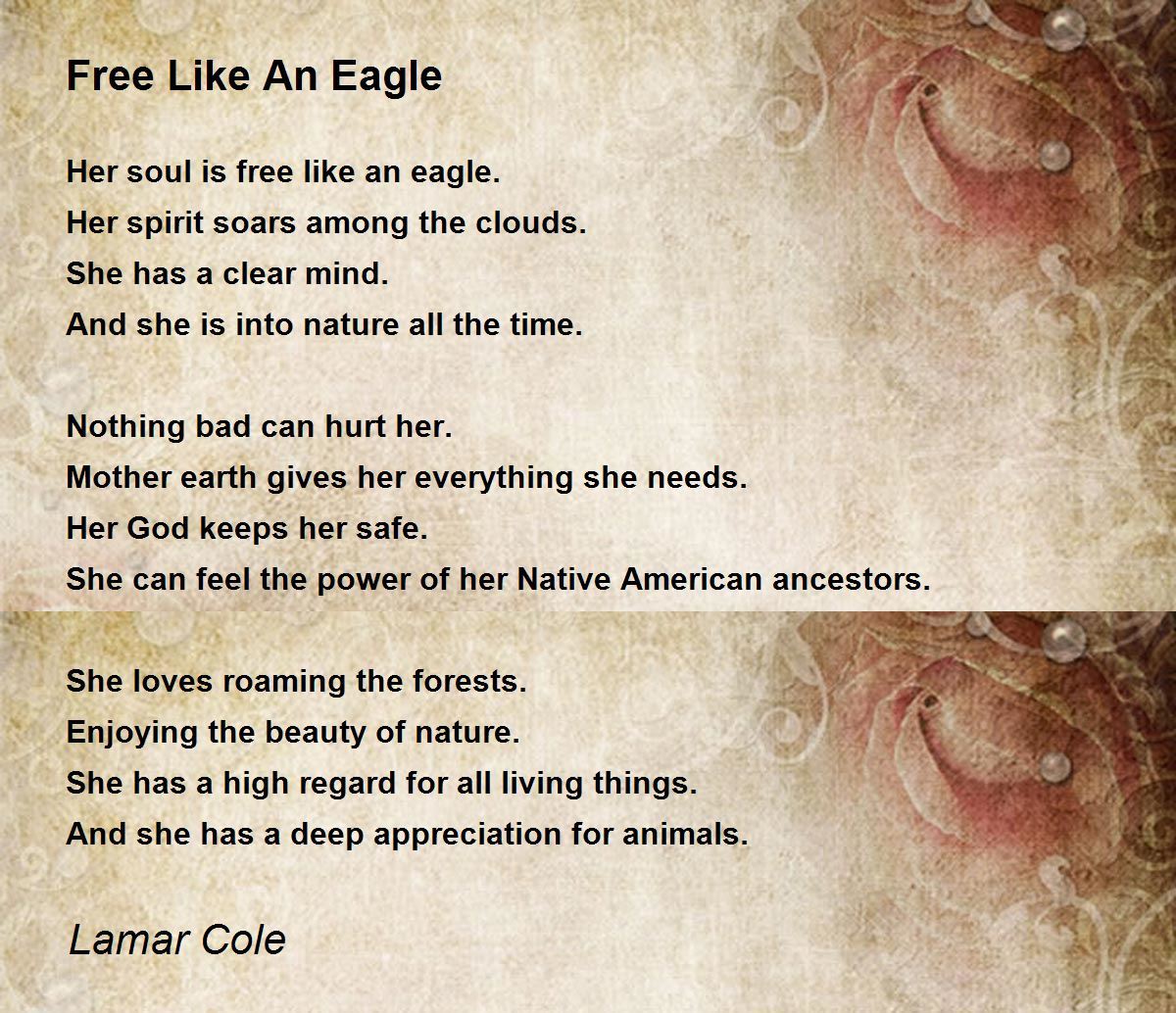 Free Like An Eagle - Free Like An Eagle Poem by Lamar Cole