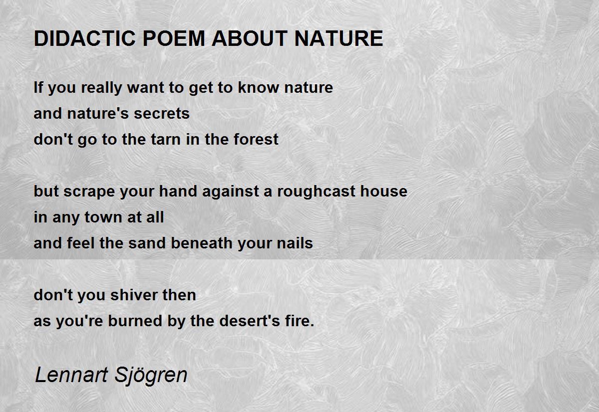 didactic-poem