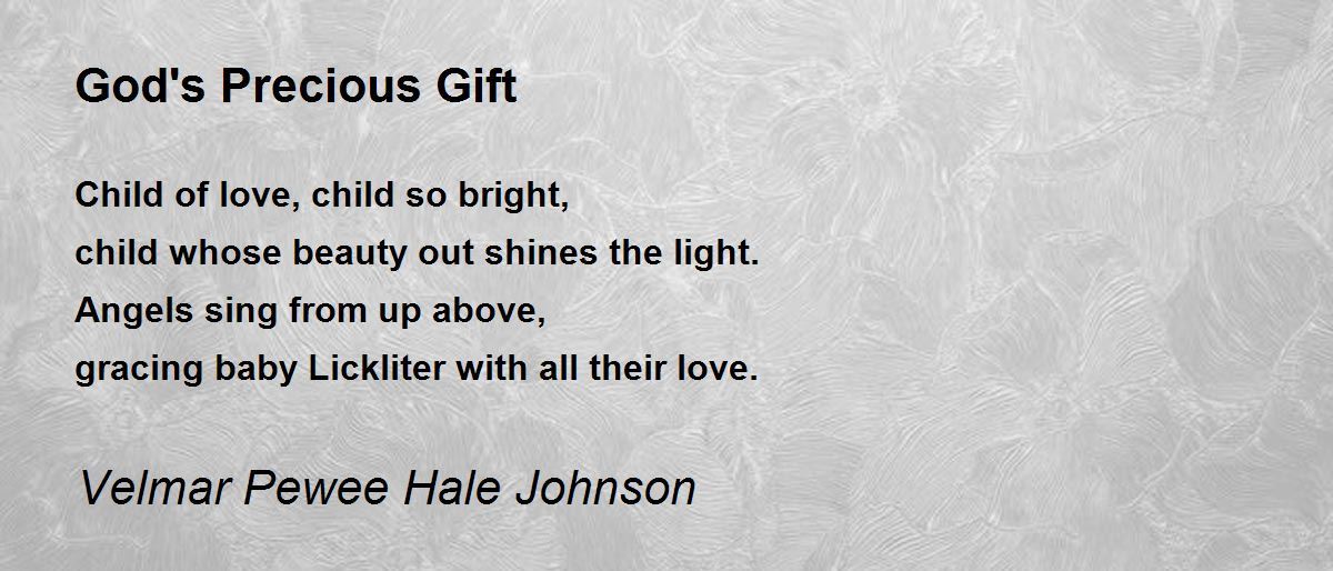 A Gift Of God! - A Gift Of God! Poem by Ramesh T A