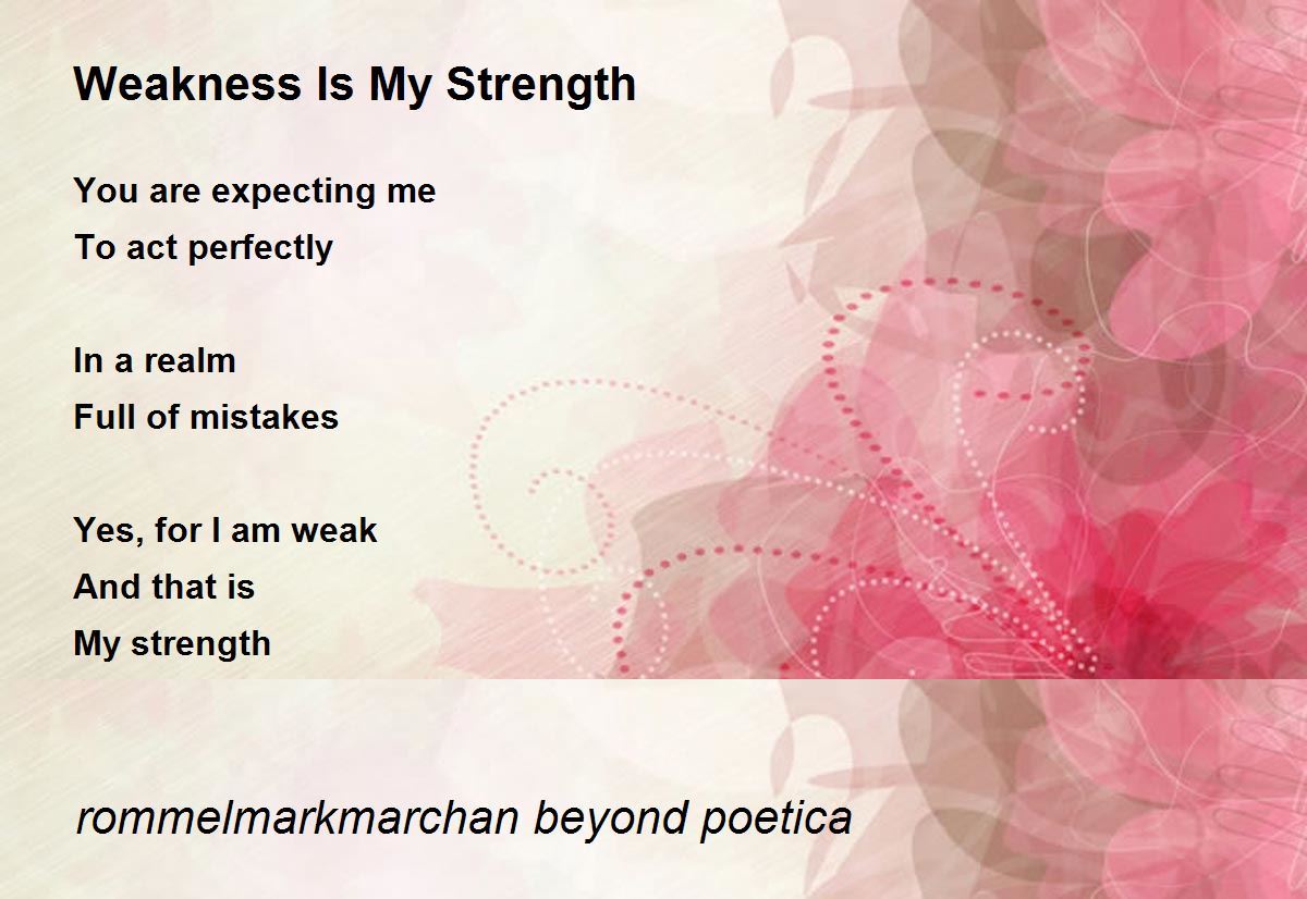 Weakness To Strength: Mistakes