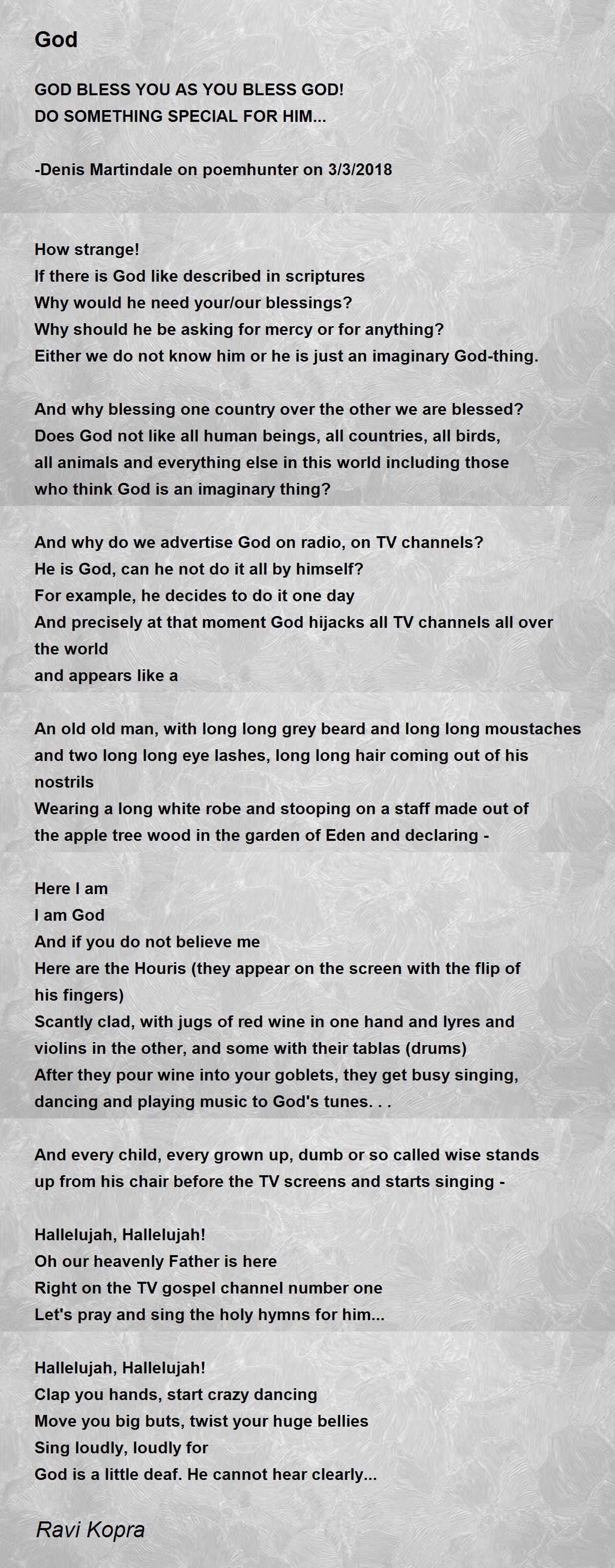 God - God Poem by Ravi Kopra