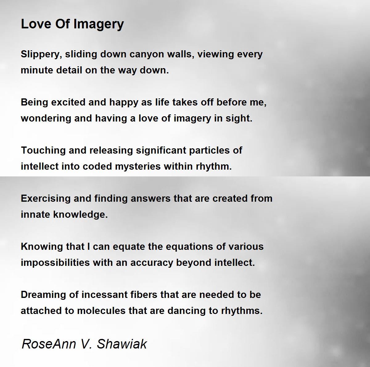 love imagery poems