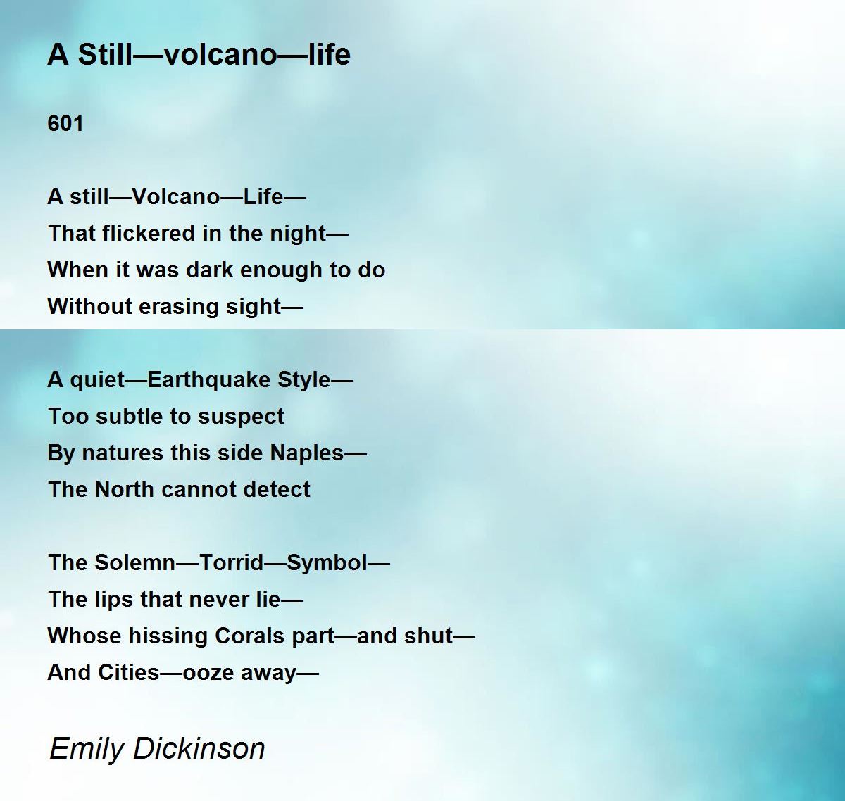 emily dickinson style and themes