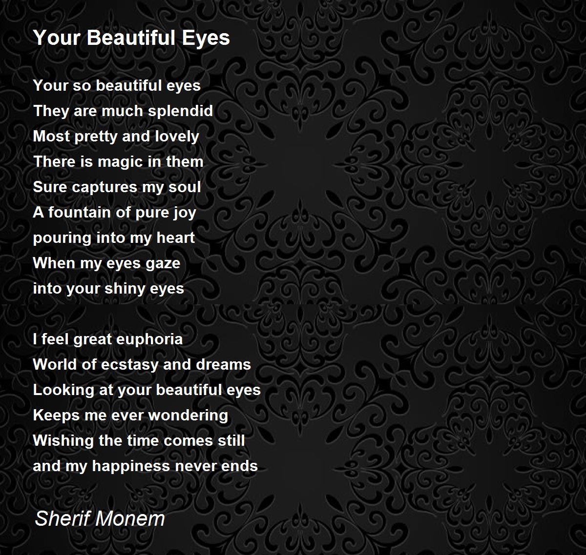 You are amazing poem for her