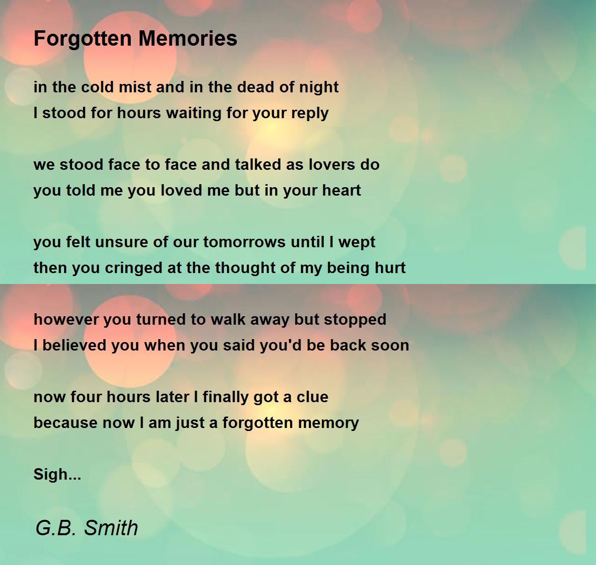 Forgotten Memory