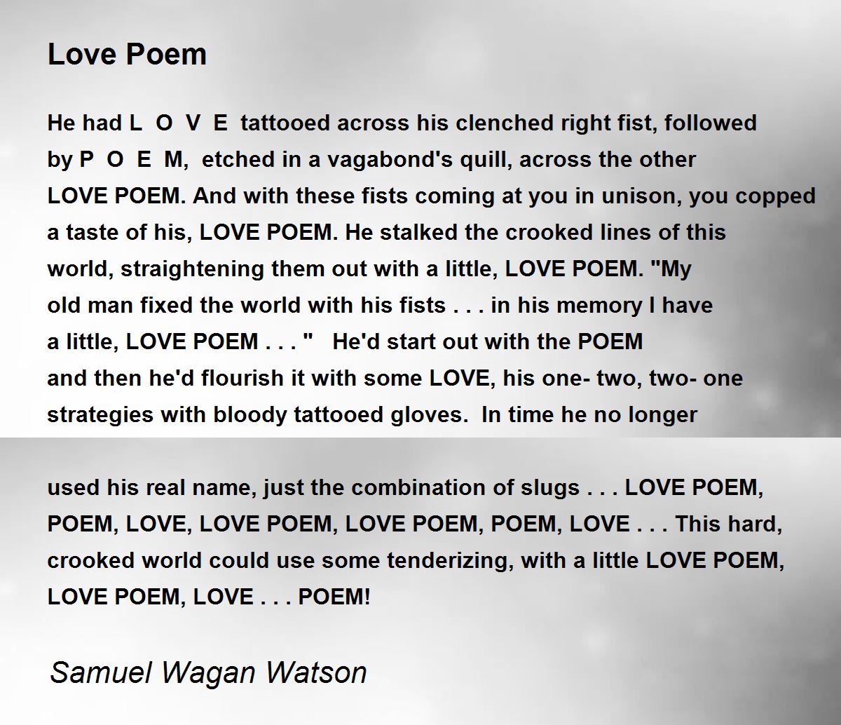 samuel wagan watson poetry analysis