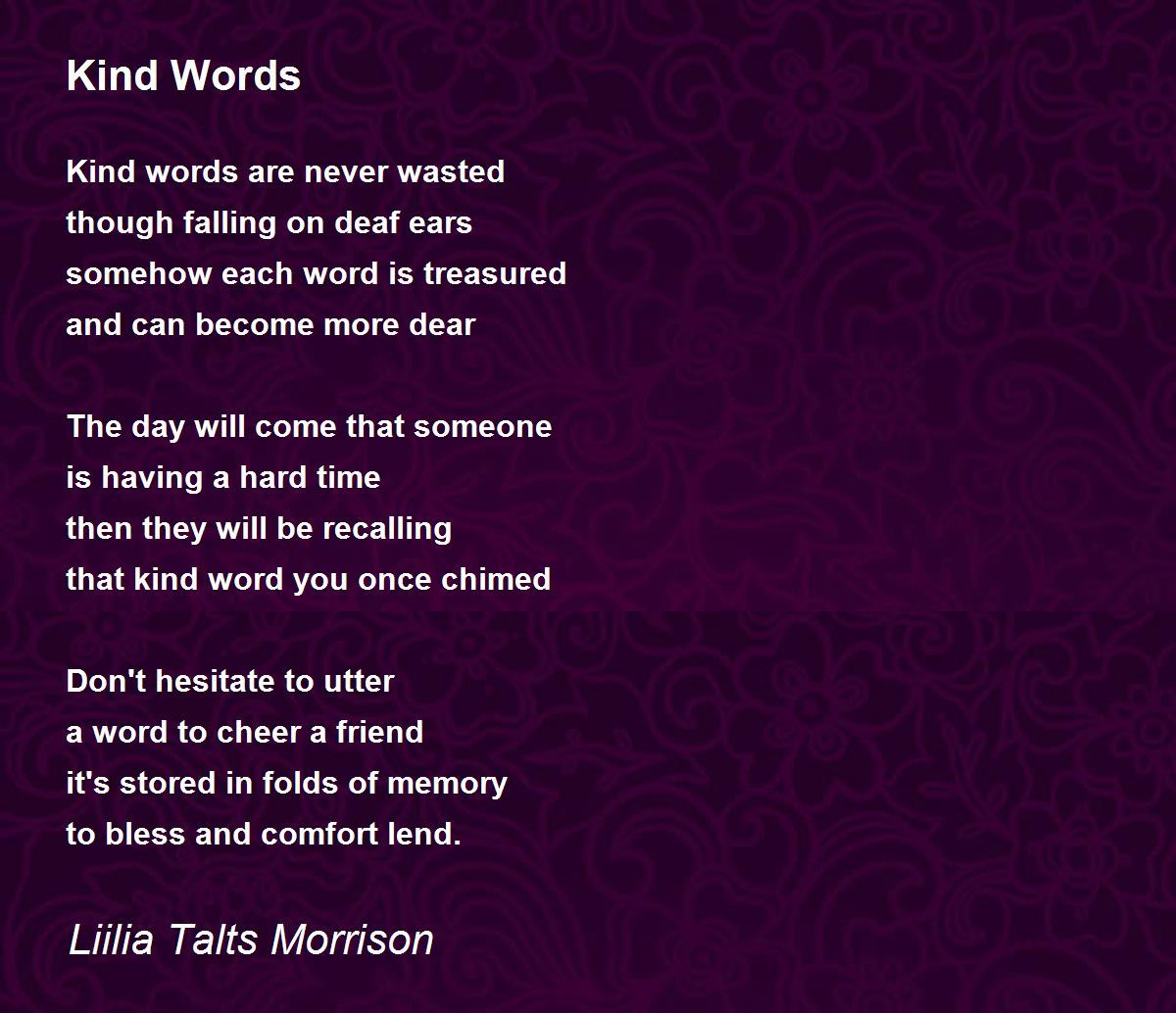 the word kind