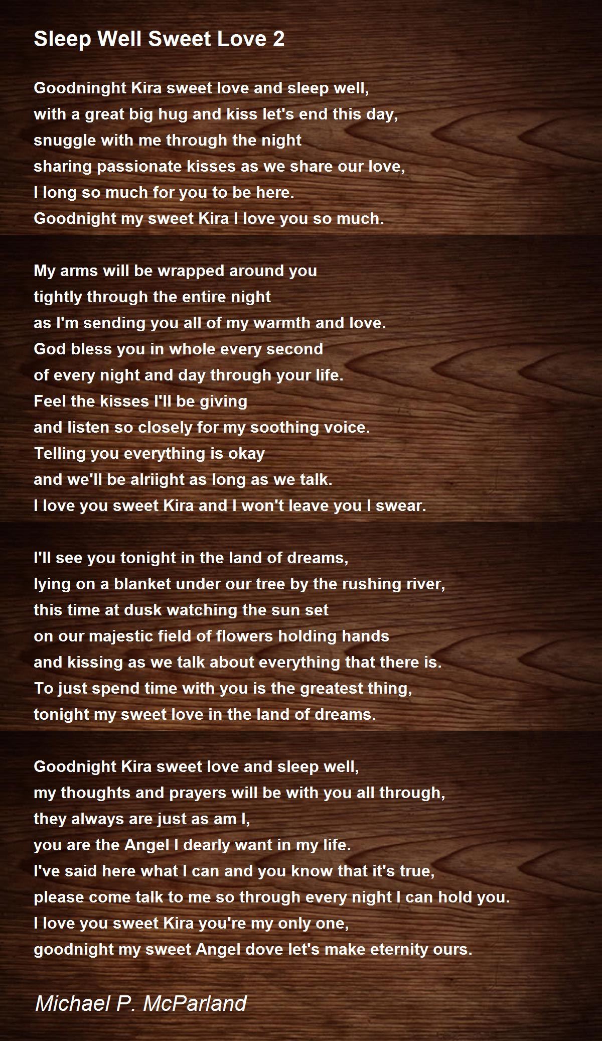 Spending The Night With You - Spending The Night With You Poem by Michael  P. McParland