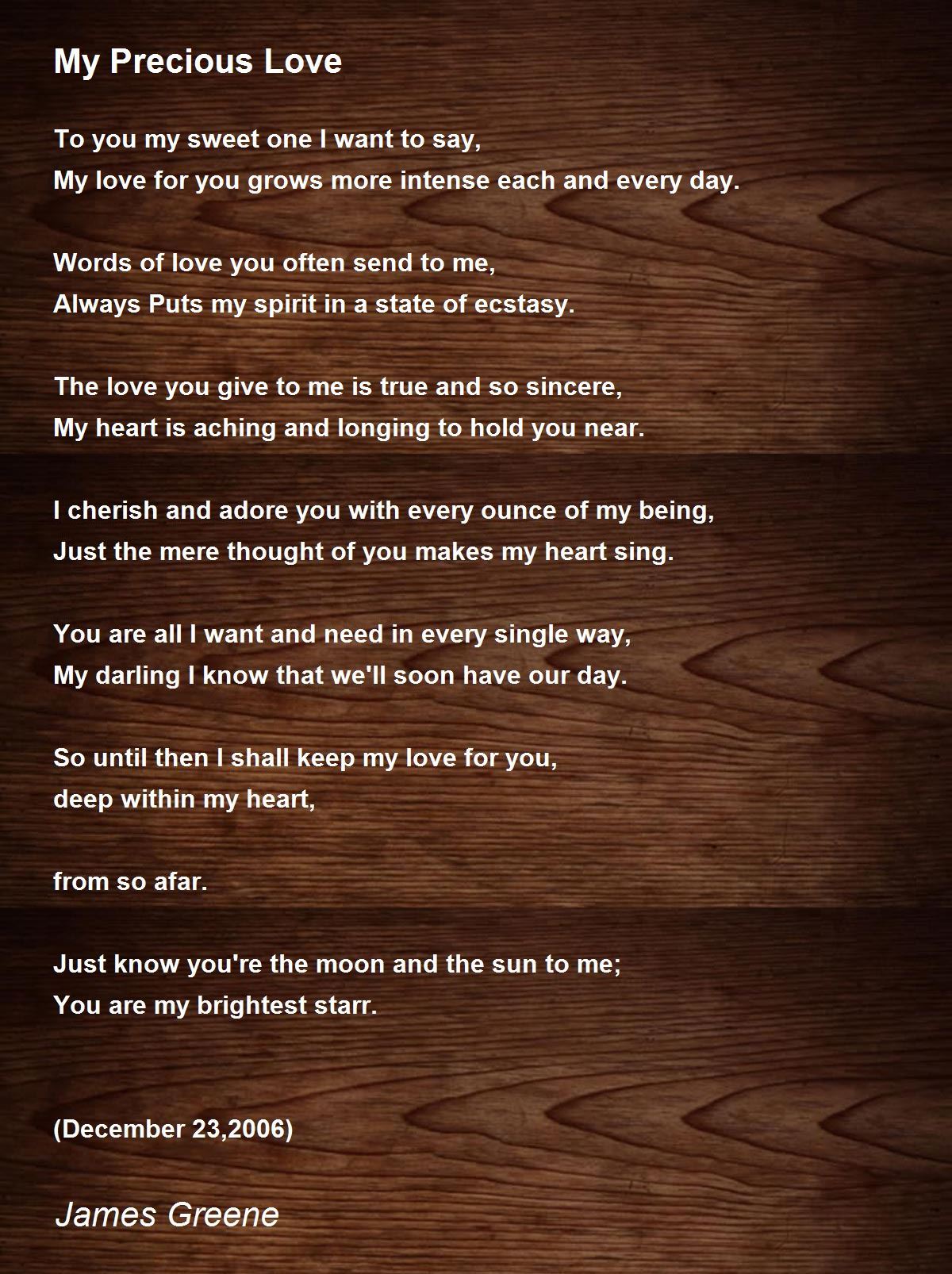 My One True Love - My One True Love Poem by James Greene
