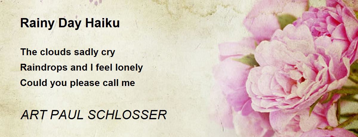 Haiku Poems About Rain Haiku Poems About Rain