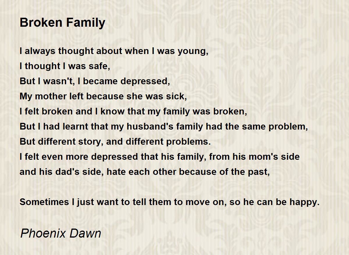 Sad Broken Family Quotes