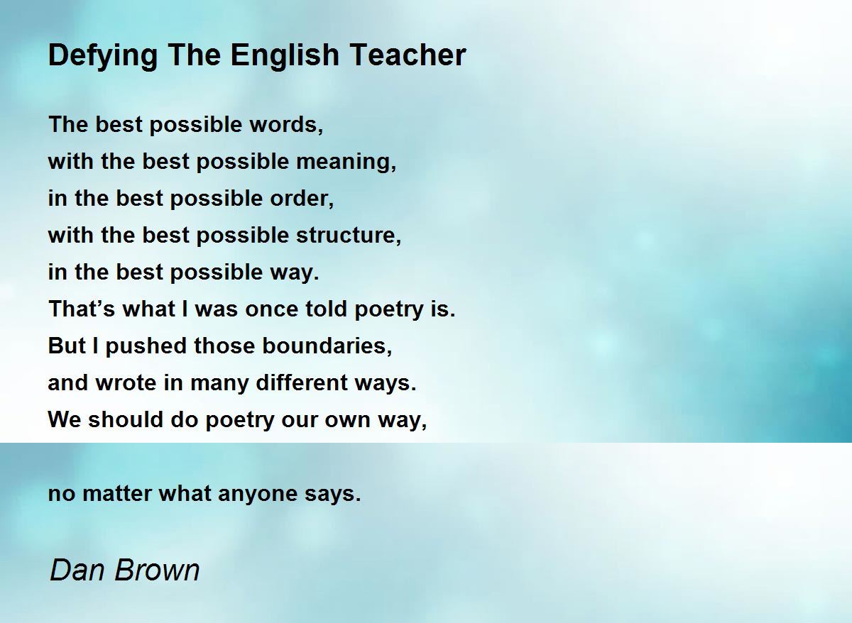 The English Teacher