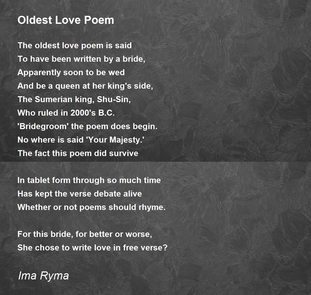 love poems for her that rhyme