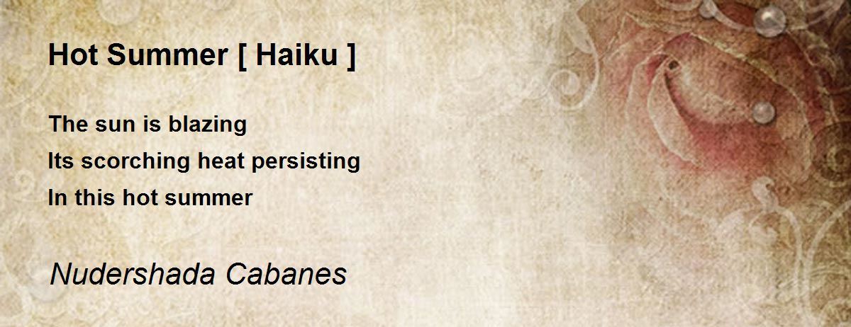 haiku examples about summer