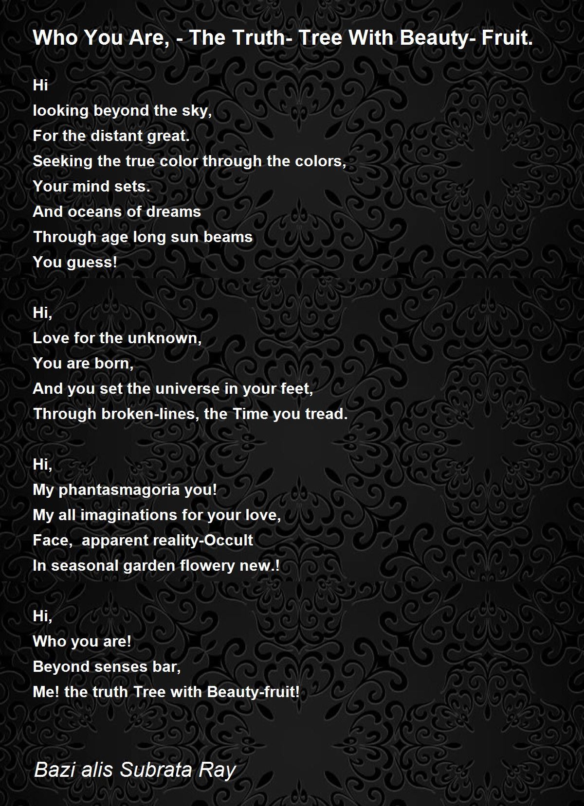 Phantasmagorical Reality - Phantasmagorical Reality Poem by