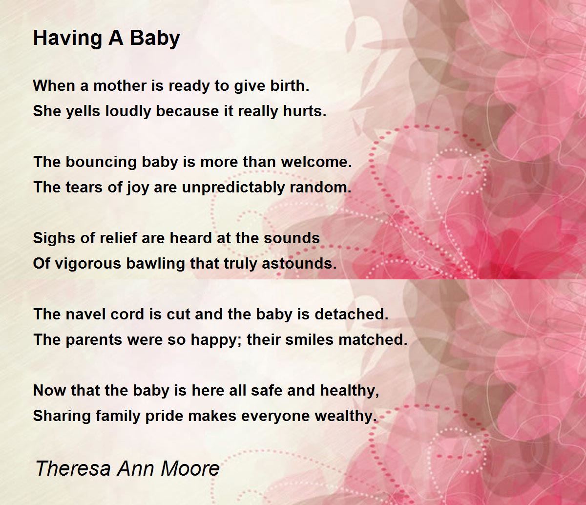 expecting baby poems