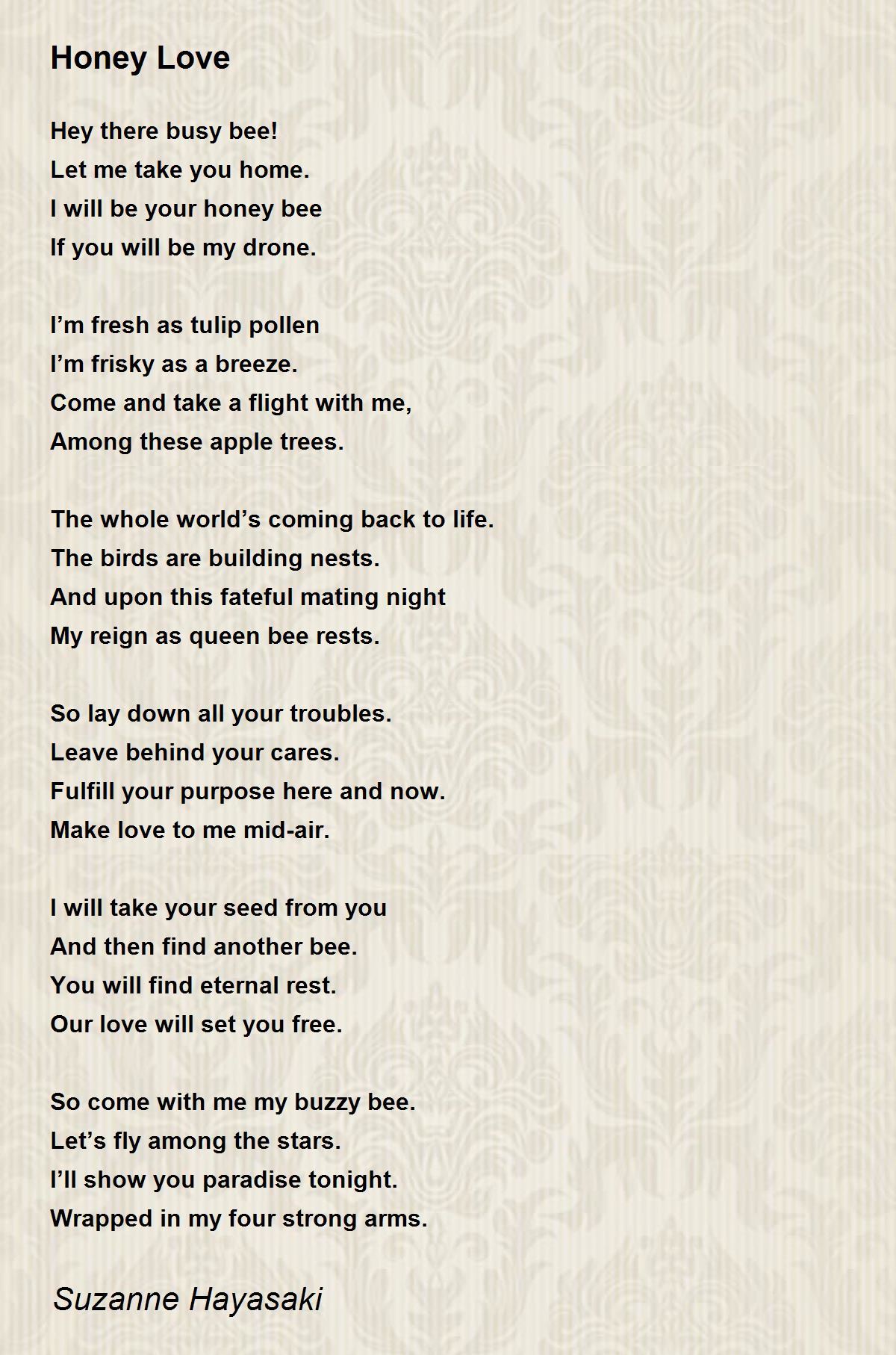 I Love You, My Honey ❤️ A Romantic Love Poem @AmourQuotable 