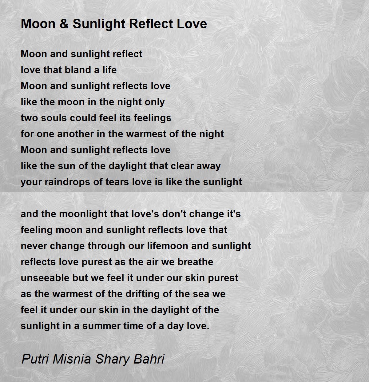 moon love poems