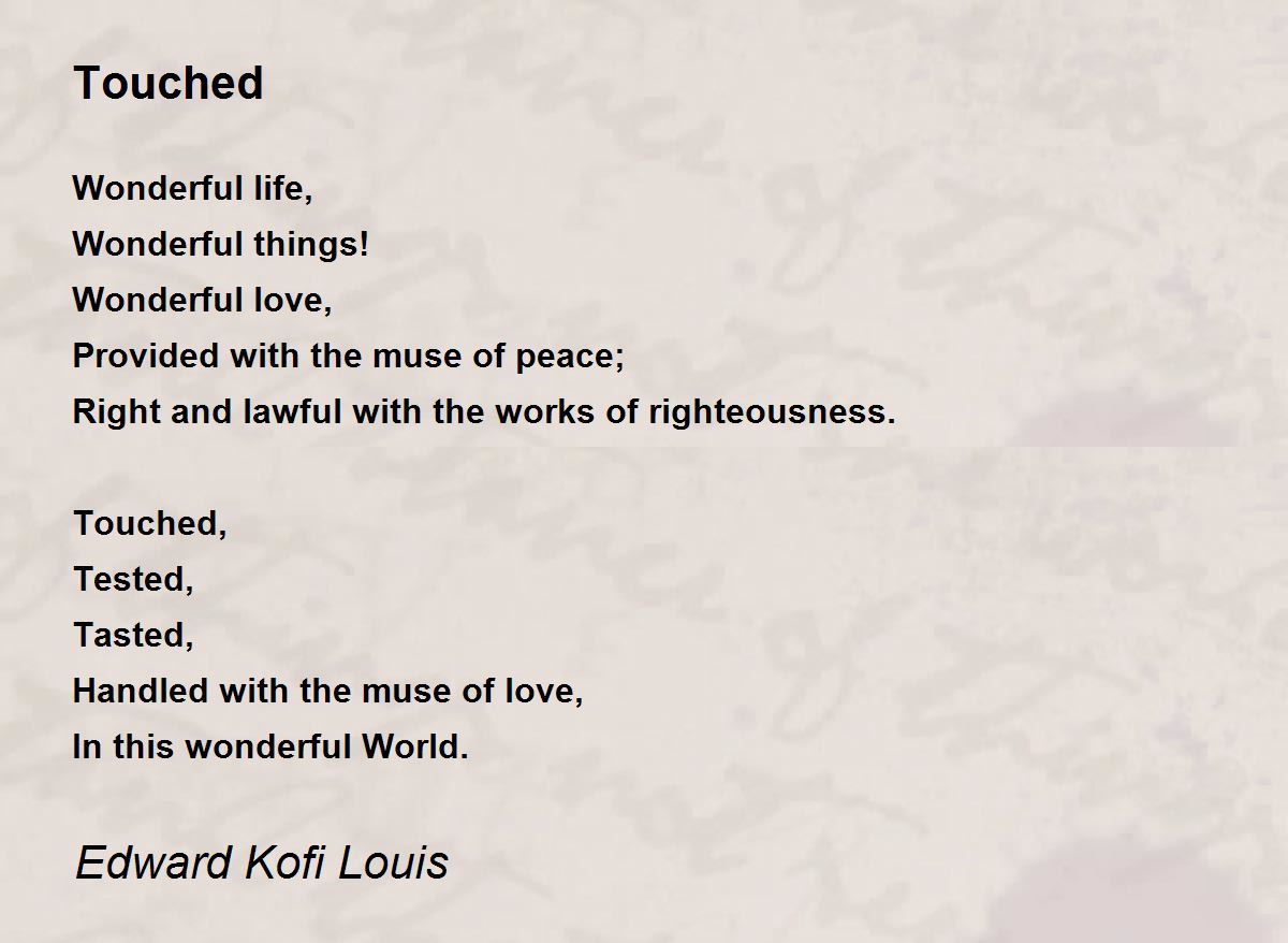 Midas' Touch - Midas' Touch Poem by Edward Kofi Louis