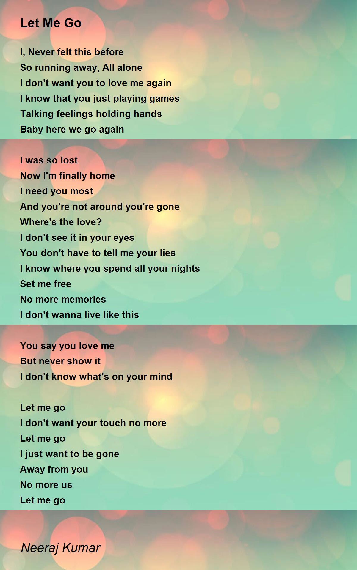 Love Was A Lie - Love Was A Lie Poem by Neeraj Kumar