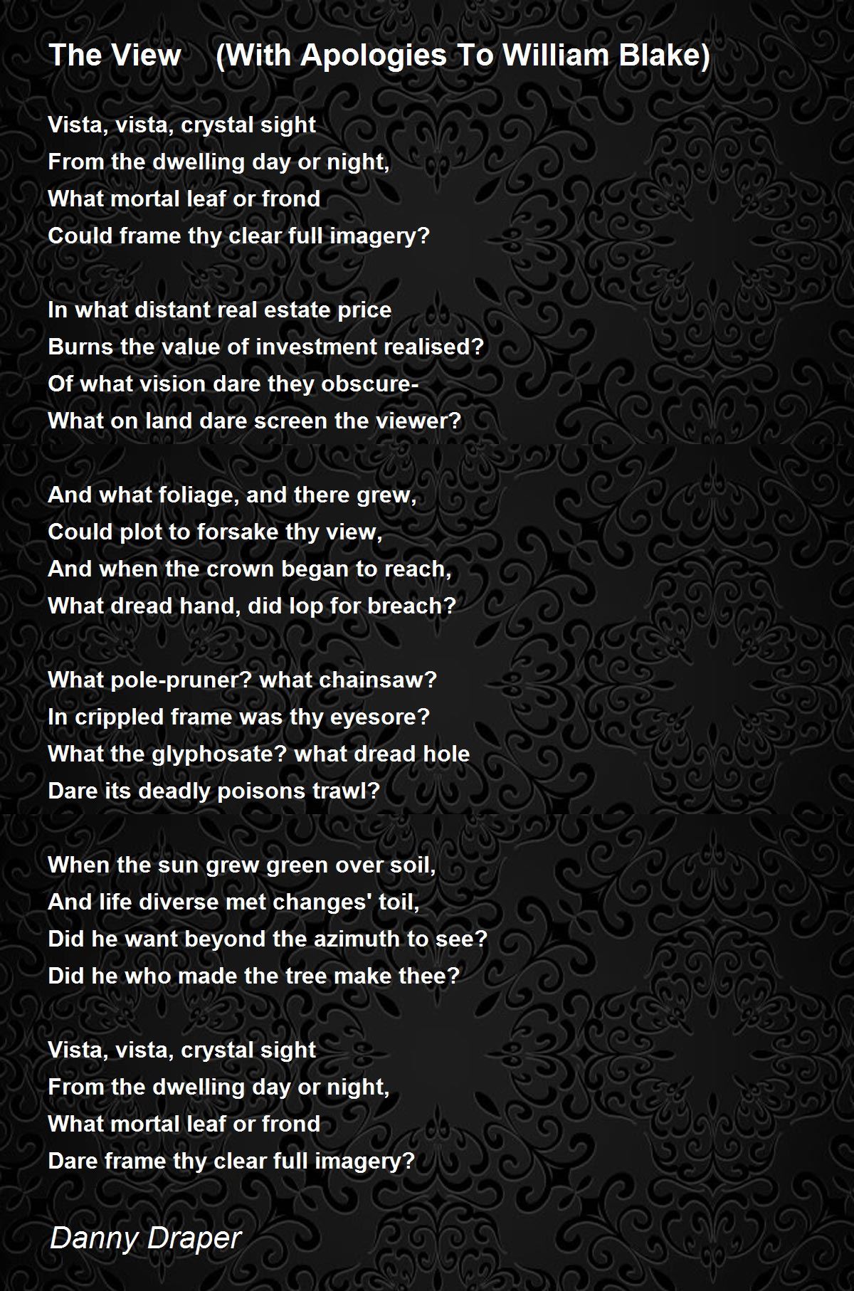 On Another's Sorrow by William Blake - Tweetspeak Poetry