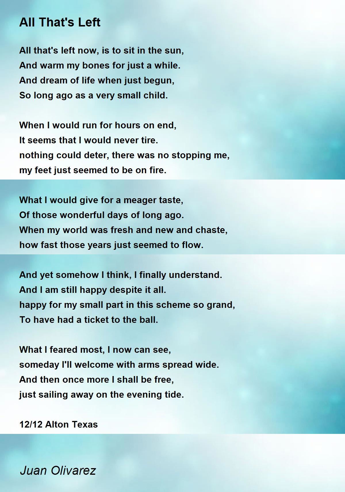 We can always choose, most times we wont - a poem by JCA - All Poetry