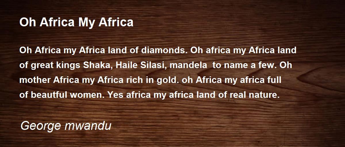 Oh Africa!
