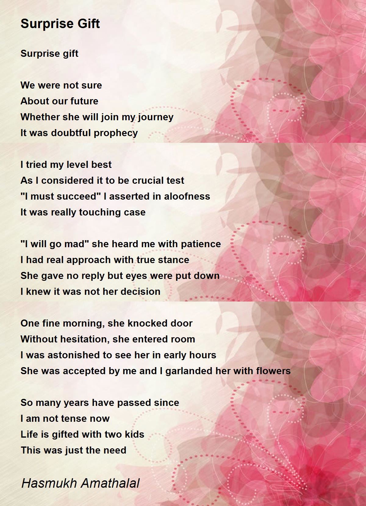 The Wait For A Gift  The Wait For A Gift Poem by manamkeri noushad Alam saj