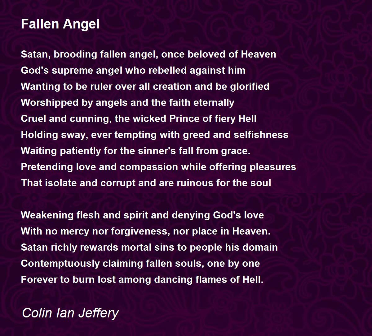 Prayer for the Fallen- Angel