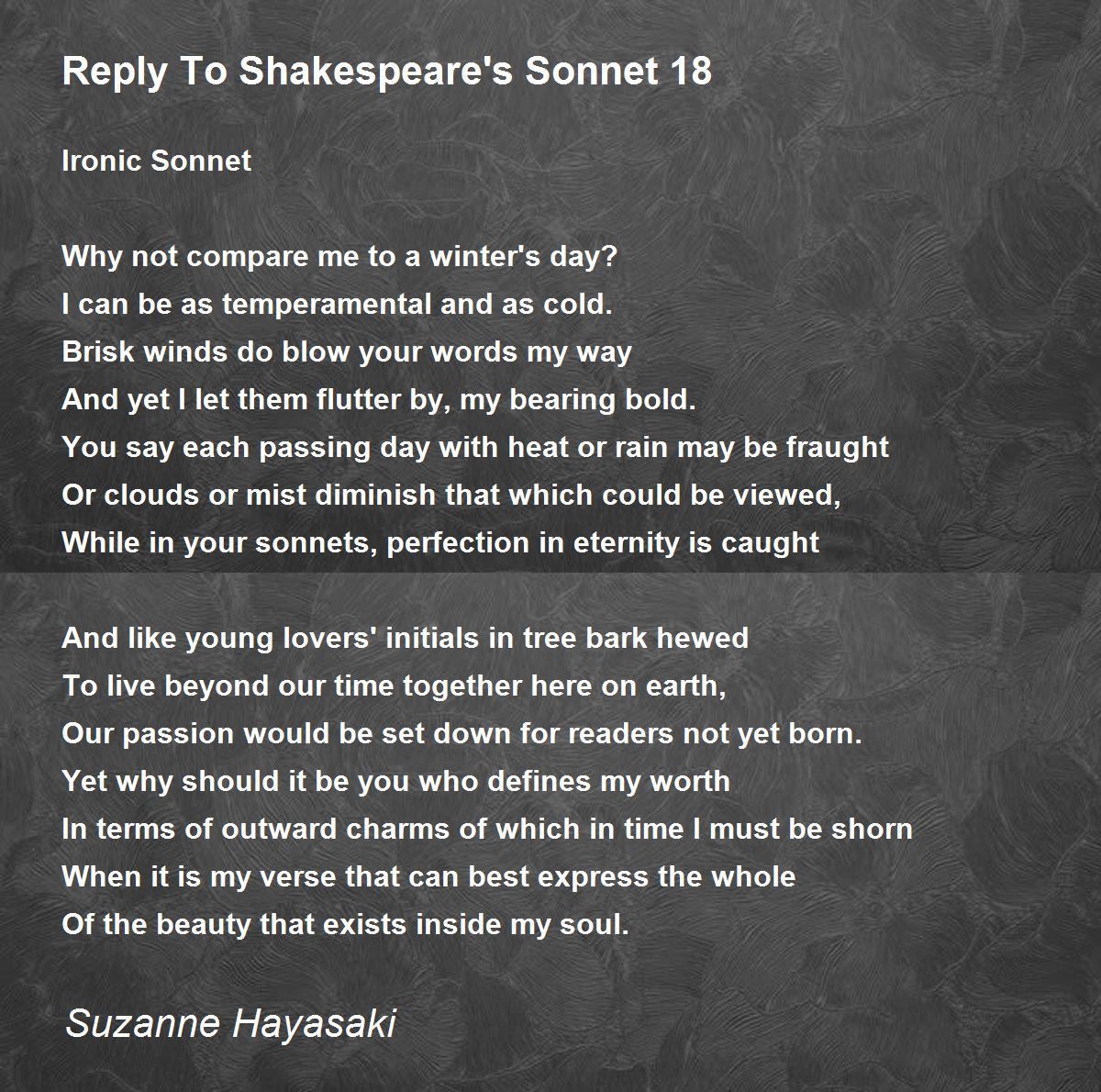 shakespeare sonnet 18