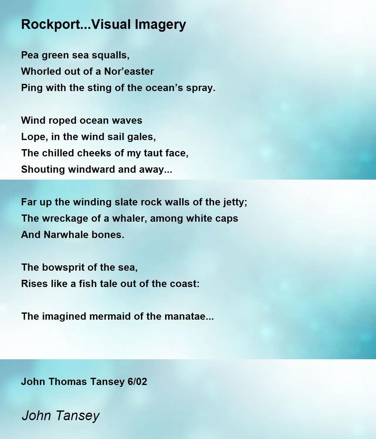 What Is Visual Imagery In Poetry Exles Infoupdate