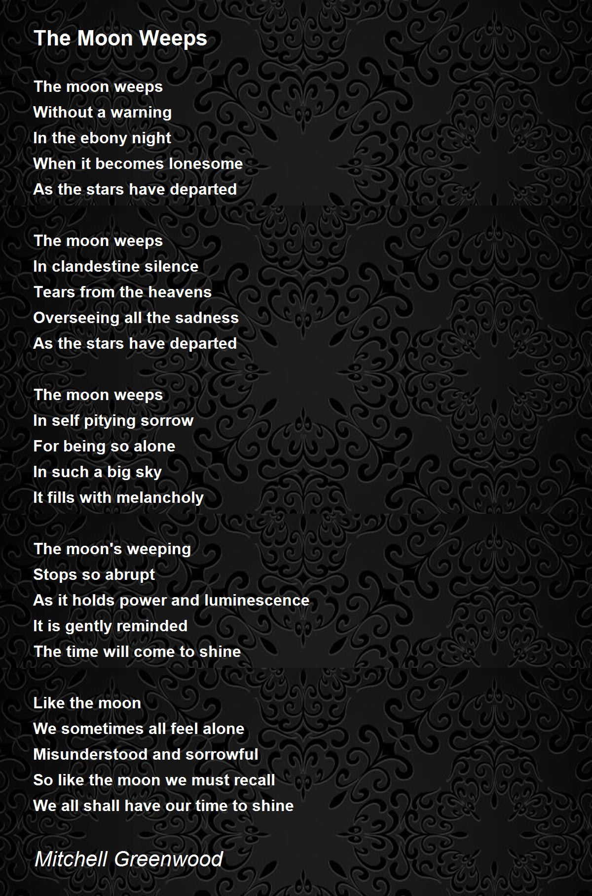 Sleep Evades - Sleep Evades Poem by Mitchell Greenwood