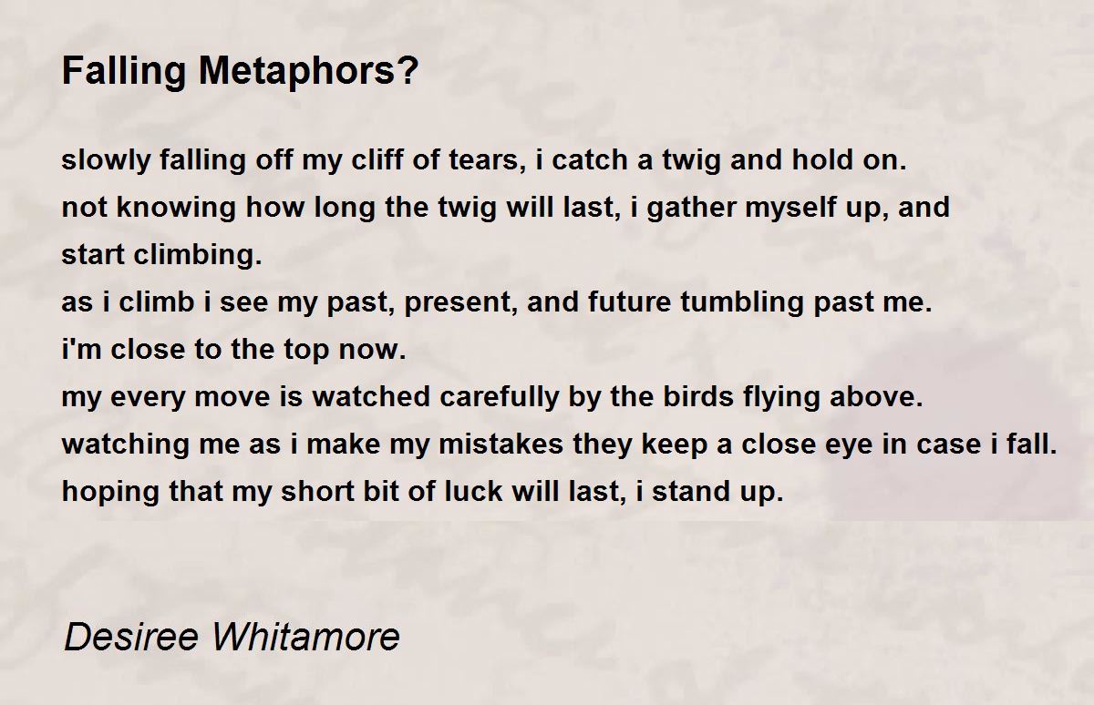 Falling Metaphors