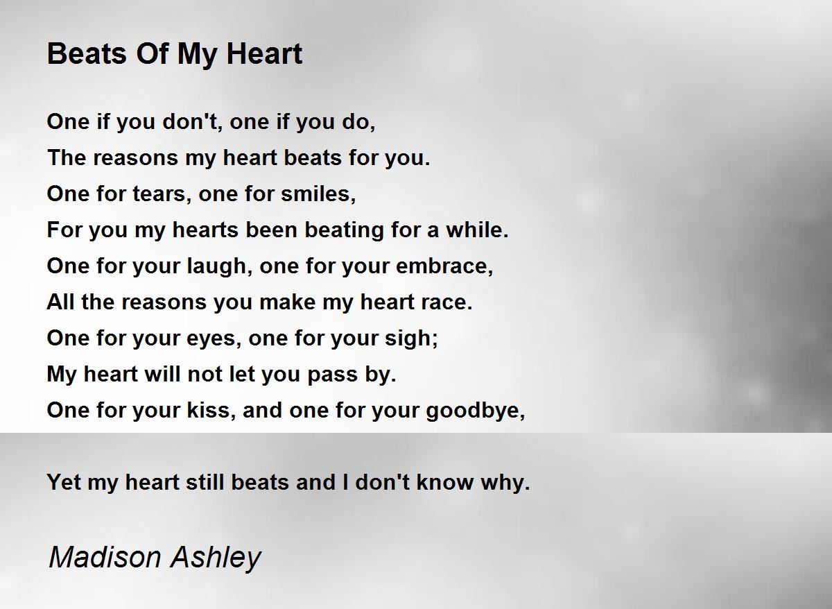 Beats Of Heart - Beats Of My Heart by Madison Ashley