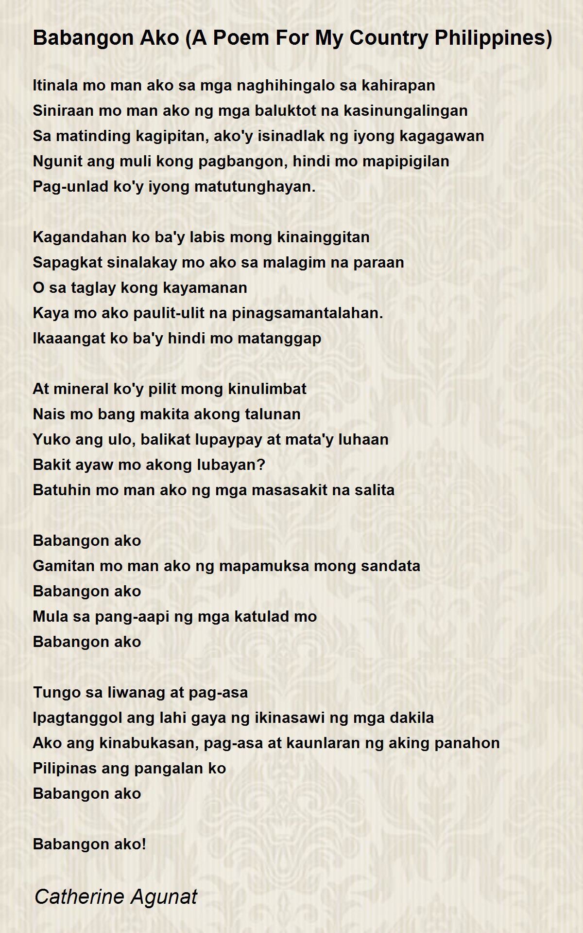 Tagalog Poem About Life