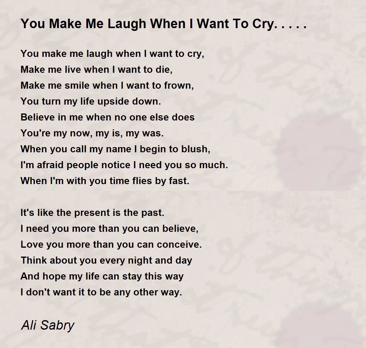 sadness poems that make you cry